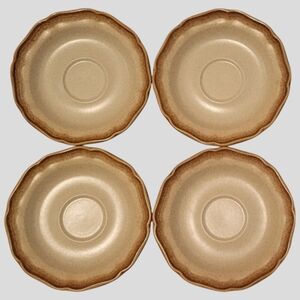Vintage Mikasa Saucers Set of 4